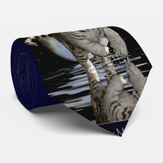 WHITE TIGER CUB Collection Krawatte (Gerollt)