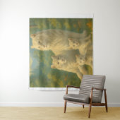 White Tiger • Dawn Forest Ancestral Family | ManJi Wandteppich (Beispiel)