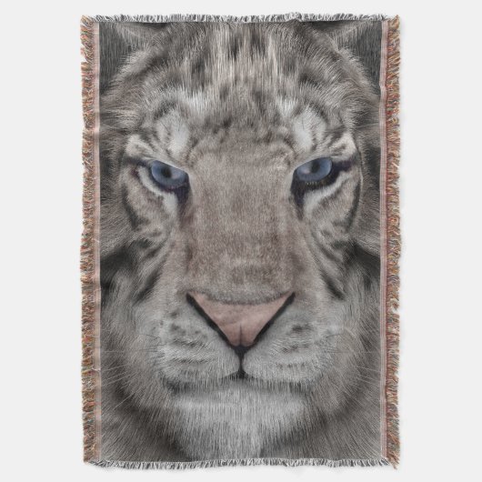 White Tiger Decke (Vorderseite Vertikal)