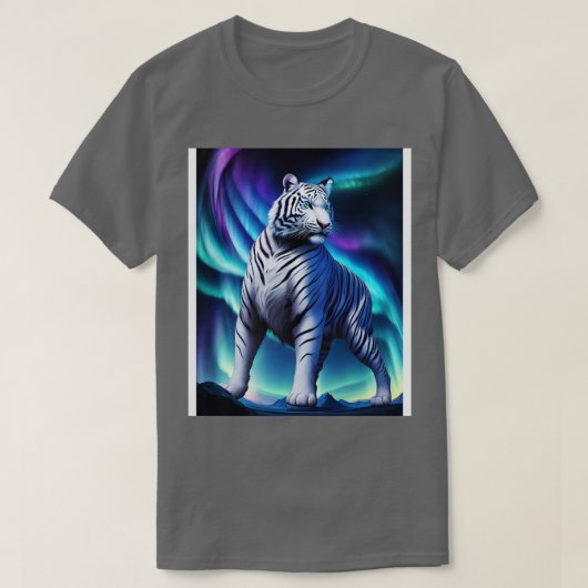 White Tiger Design 2 T-Shirt (Design vorne)