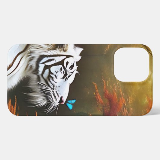 White Tiger die Liebesmomente, iPhone Case iPhone Hülle (Rückseite (Horizontal))