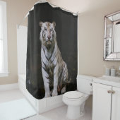 WHITE TIGER DUSCHVORHANG (Beispiel)