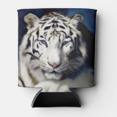 White Tiger Face Dosenkühler (Vorderseite)