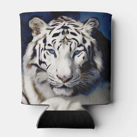 White Tiger Face Dosenkühler (Rückseite)