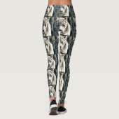 White Tiger Face Leggings (Rückseite)