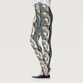 White Tiger Face Leggings (Links)