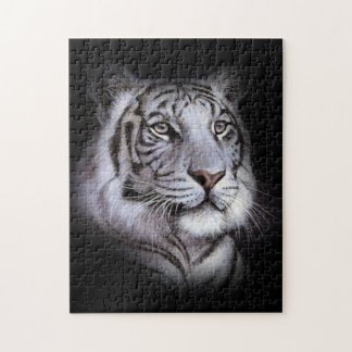 White Tiger Face Puzzle