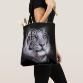 White Tiger Face Tasche (Von Nahem)