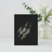 White Tiger Face Torn Claw Wild Safari Tierkatze Postkarte (Stehend Vorderseite)