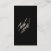 White Tiger Face Torn Claw Wild Safari Tierkatze Visitenkarte (Vorderseite)