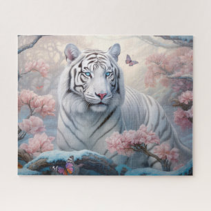 White Tiger Fantasy Art Puzzle