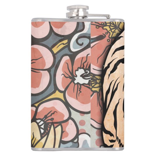 White Tiger Flachmann (Rückseite)