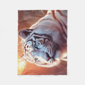 "White Tiger" Fleece Blanket, 30"x40" (Vorderseite)
