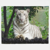 WHITE TIGER FLEECEDECKE (Vorderseite (Horizontal))