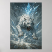 White Tiger – Frost King Ice Burst Descent – ManJi Poster (Vorne)