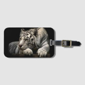 White Tiger Gepäckanhänger (Vorderseite (Horizontal))