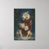White Tiger – Guardian of Light – ManJiangHong Art Leinwanddruck (Vorderseite)
