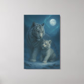 White Tiger – Guardian of Light – ManJiangHong Art Leinwanddruck (Vorderseite)