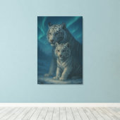 White Tiger – Guardian of Light – ManJiangHong Art Leinwanddruck (Insitu (Holzboden))