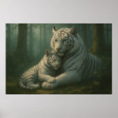 White Tiger – Guardian of Light – ManJiangHong Art Poster (Vorne)