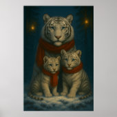 White Tiger – Guardian of Light – ManJiangHong Art Poster (Vorne)
