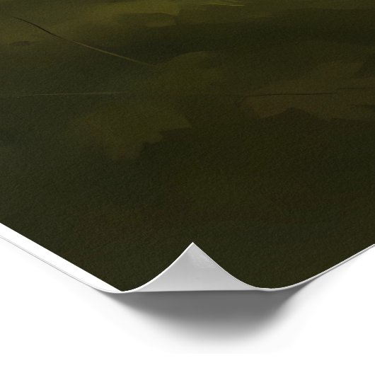 White Tiger – Guardian of Light – ManJiangHong Art Poster (Ecke)