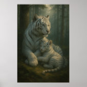 White Tiger – Guardian of Light – ManJiangHong Art Poster (Vorne)