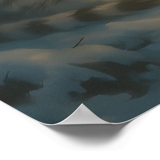 White Tiger – Guardian of Light – ManJiangHong Art Poster (Ecke)