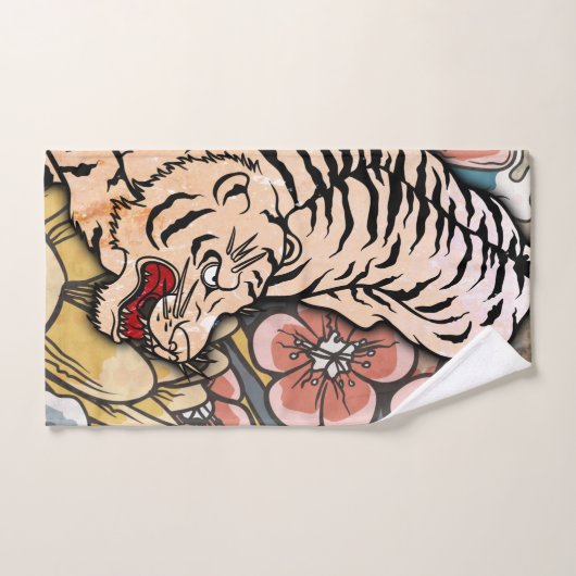 White Tiger Handtuch (Handtuch)