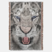 White Tiger Head  Decke (Vorderseite Vertikal)