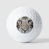 White Tiger Head Golfball (Vorderseite)