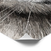 White Tiger Head  Poster (Ecke)