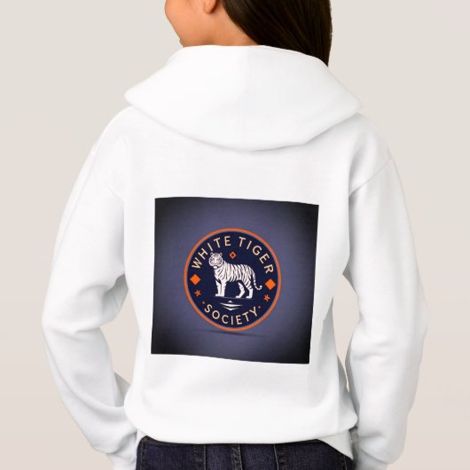 White Tiger Hoodie (Rückseite)