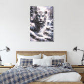 White Tiger in Motion – ManJiangHong Art Series Leinwanddruck (Insitu (Schlafzimmer))