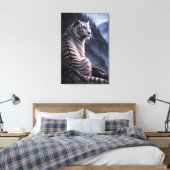 White Tiger in Motion – ManJiangHong Art Series Leinwanddruck (Insitu (Schlafzimmer))