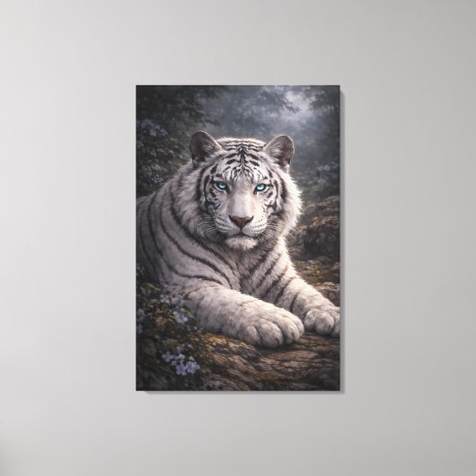 White Tiger in Motion – ManJiangHong Art Series Leinwanddruck (Vorderseite)
