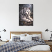 White Tiger in Motion – ManJiangHong Art Series Leinwanddruck (Insitu (Schlafzimmer))
