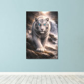 White Tiger in Motion – ManJiangHong Art Series Leinwanddruck (Insitu (Holzboden))