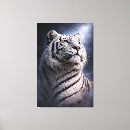 White Tiger in Motion – ManJiangHong Art Series Leinwanddruck (Vorderseite)