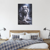 White Tiger in Motion – ManJiangHong Art Series Leinwanddruck (Insitu (Schlafzimmer))