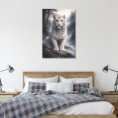White Tiger in Motion – ManJiangHong Art Series Leinwanddruck (Insitu (Schlafzimmer))