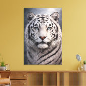 White Tiger in Motion – ManJiangHong Art Series Leinwanddruck (Insitu (Wohnzimmer))