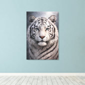 White Tiger in Motion – ManJiangHong Art Series Leinwanddruck (Insitu (Holzboden))