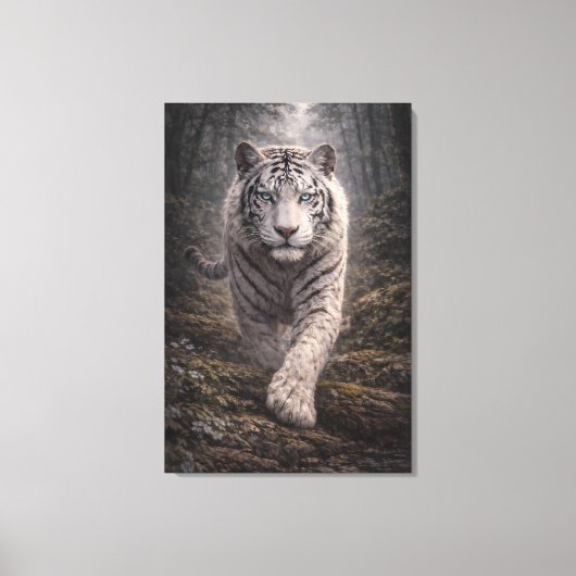 White Tiger in Motion – ManJiangHong Art Series Leinwanddruck (Vorderseite)