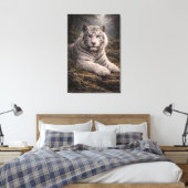 White Tiger in Motion – ManJiangHong Art Series Leinwanddruck (Insitu (Schlafzimmer))