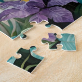 White Tiger Jungle Flora Puzzle (Seite)