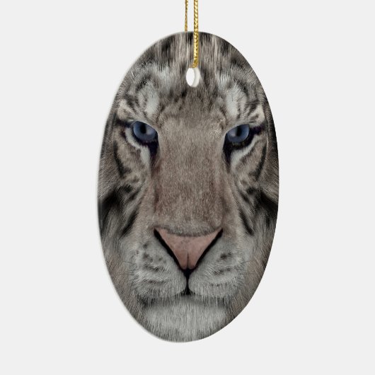 White Tiger Keramik Ornament (Rechts)