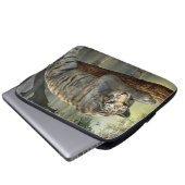 White Tiger Laptop Sleeve (Vorne Knopf)