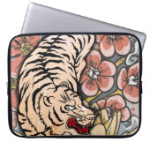 White Tiger Laptopschutzhülle (Vorderseite)