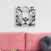 White Tiger Leinwanddruck (Insitu (Wohnzimmer))